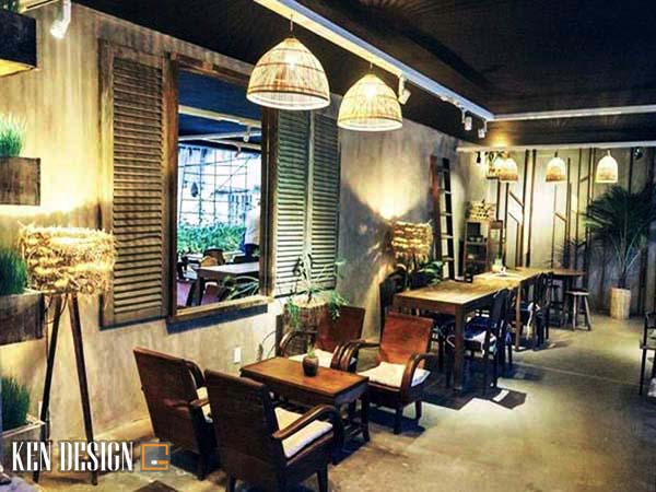 đèn trang trí nội thất quán cafe